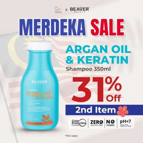 Argan Oil & Keratin Shampoo 350ml